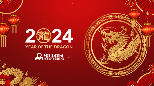 喜氣洋洋迎新年，MICROHM祝大家龍年吉祥！